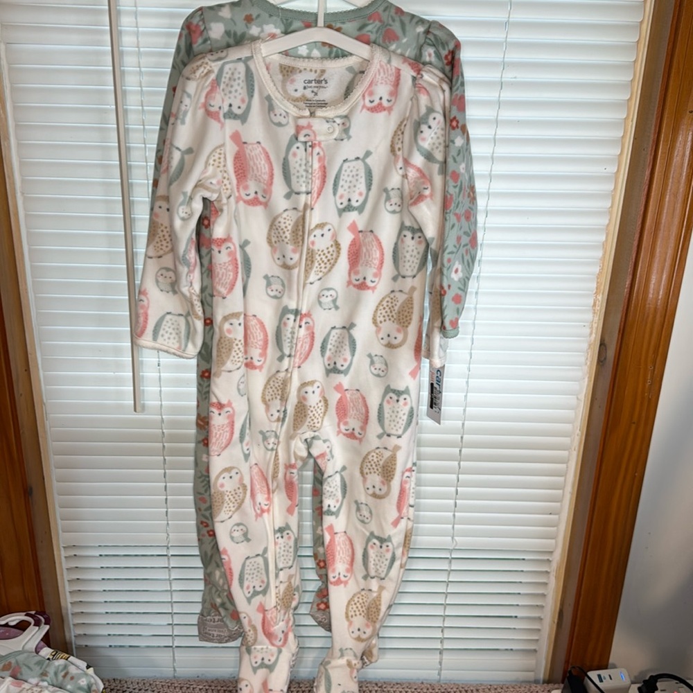 3T 2pack Girls Sleeper Set